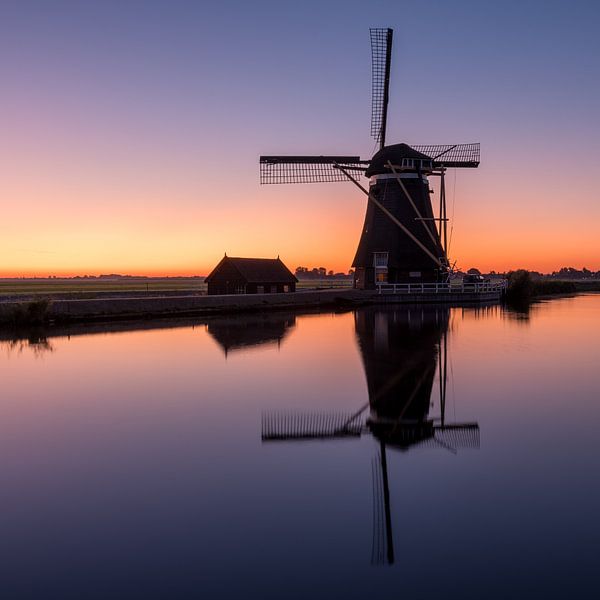 Windmolen aan het water van Maikel Brands