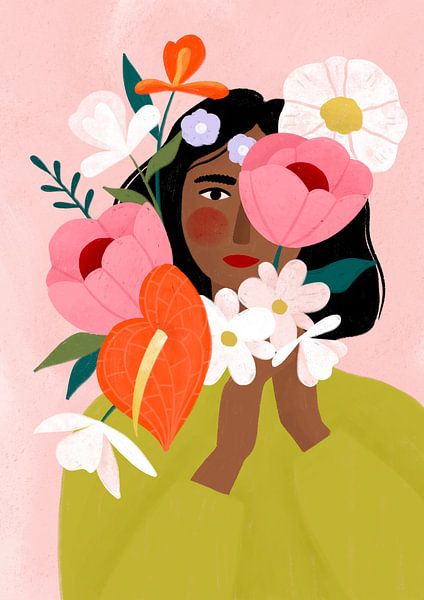 Blumenfrau von Bea Müller