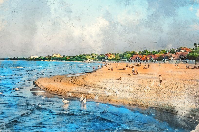 Sopot city Baltic sea #sopot by JBJart Justyna Jaszke