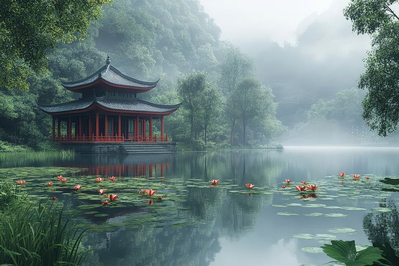 spirituelles leben östlicher tempel von Egon Zitter