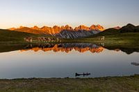 Sonnenuntergang am Bergsee
