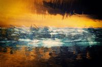 in the evening by the sea