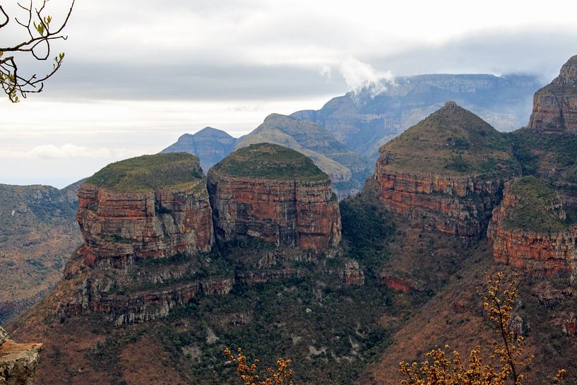 Bergtrio &quot;The three Rondavels&quot; Südafrika von Paul Franke