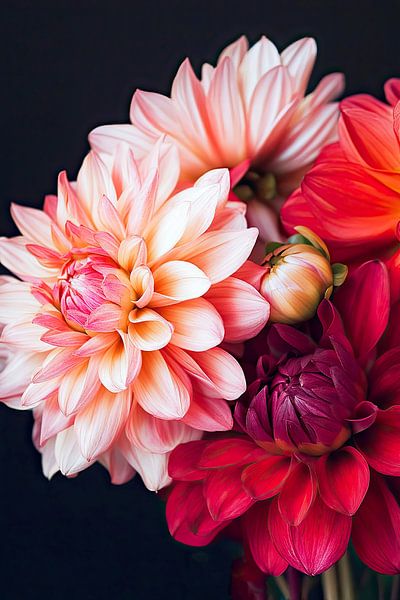 Dahlias de forêt&#039;s par Vlindertuin-Art