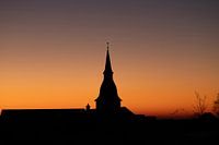 On sent presque le froid glacial de ce lever de soleil