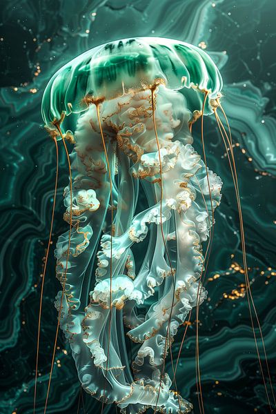 La méduse rencontre le marbre par Steffen Gierok