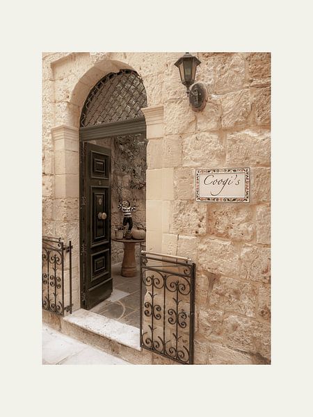 Einzigartige Haustür, fotografiert auf der schönen Insel Malta. von @Unique