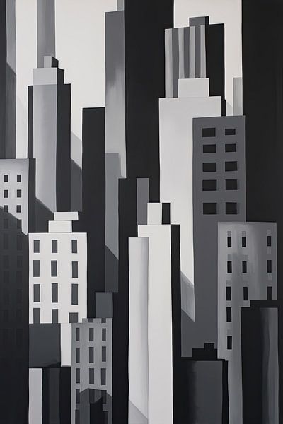 Abstract city by Bert Nijholt