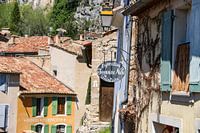 Houses in the village of Moustiers-Sainte-Marie in Provence
