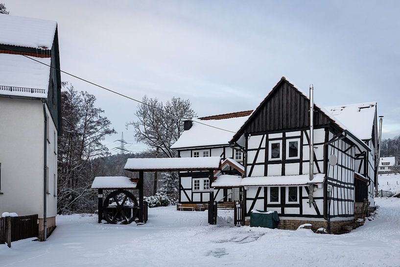 Herleshausen im Winter von Roland Brack