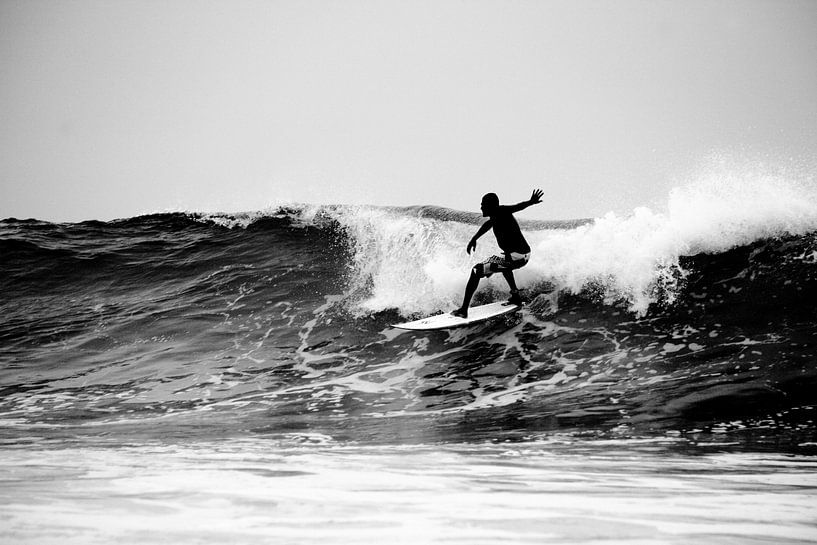 Surfer Silhouette, Arugambay, Sri Lanka by Roel Janssen