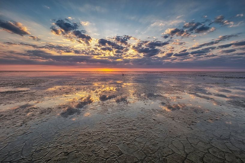 Wadden Sea Westhoek Friesland by Gerrit de Groot