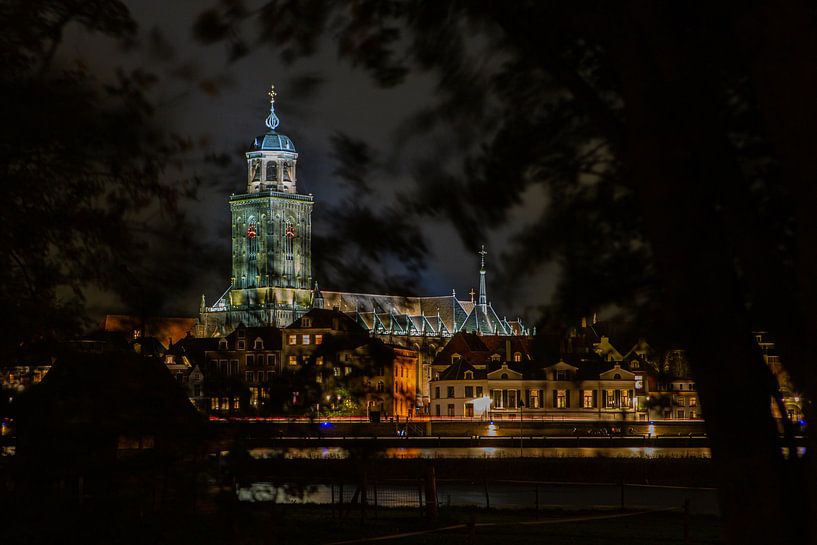 Lebuïnus church by night by Rick de Visser