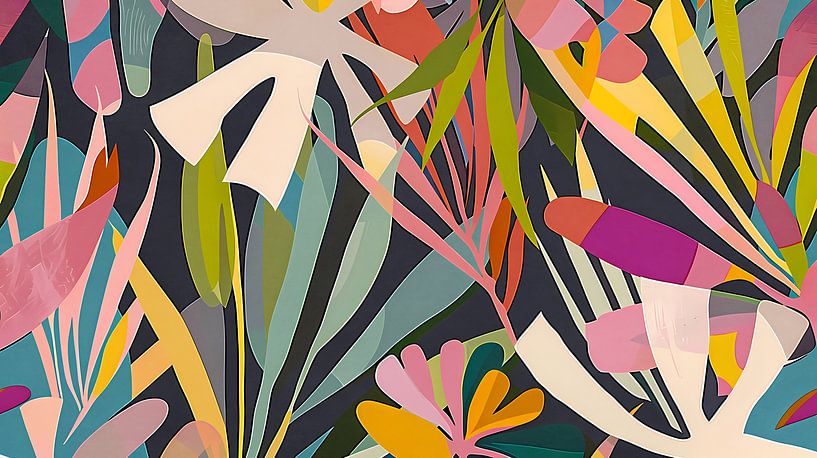 Tropical Garden by Angel Estevez