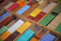 Geurige en kleurige zeep