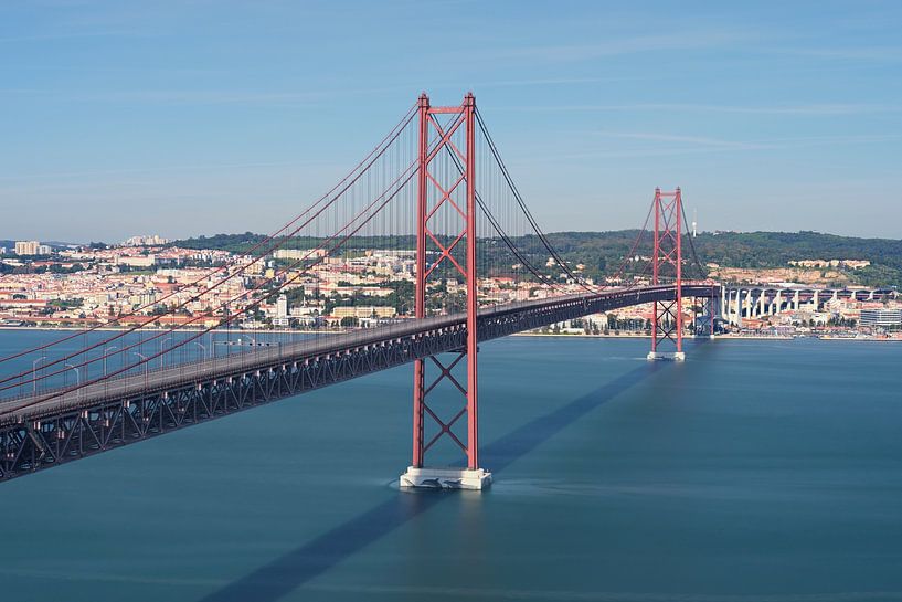 The Ponte de 25 Abril as a long exposure - Beautiful Lisbon by Rolf Schnepp