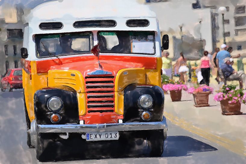 Valletta Bus Malte ART 3.0 par Ingo Laue