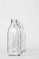 Still life bottles macro photography