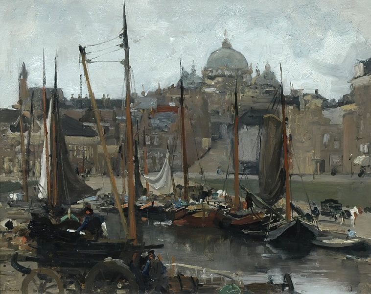 Der Hafenkai mit Seinpost, Scheveningen, Floris Arntzenius von The Masters