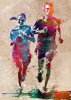 Runners sport art #runner #sport #jogging