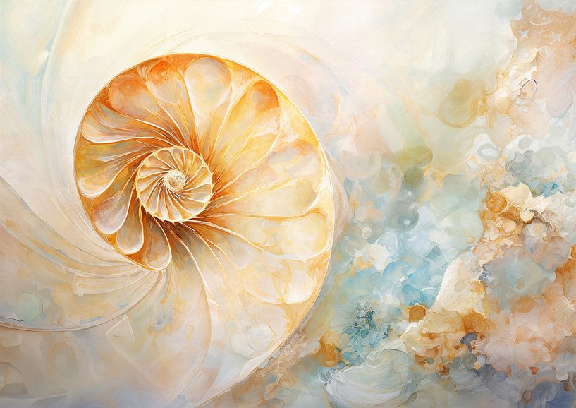 Nautilus - Peinture Nautilus par Peinture Abstraite