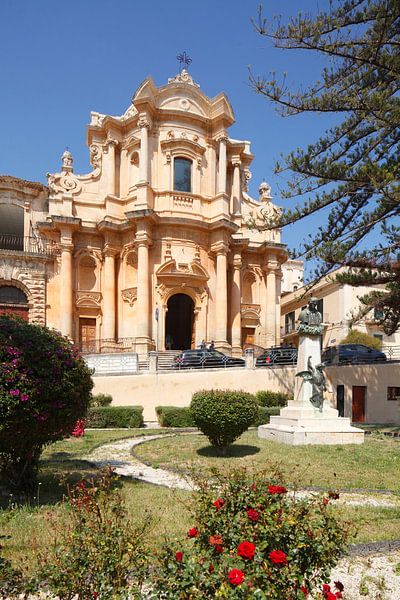 Barockkirche San Domenico, Noto, UNESO Weltkulturerbe, Vale di Noto, Provinz Syrakus, Sizilien, Ital von Torsten Krüger