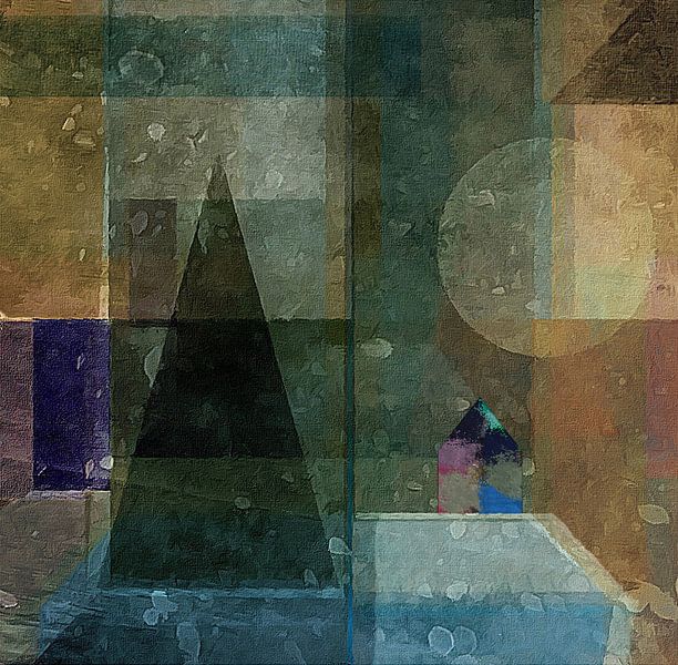 Dorf mit Schneefall von Kay Weber