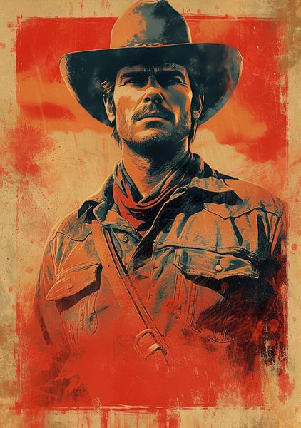 Cowboy Pop Art Western Far West par Niklas Maximilian