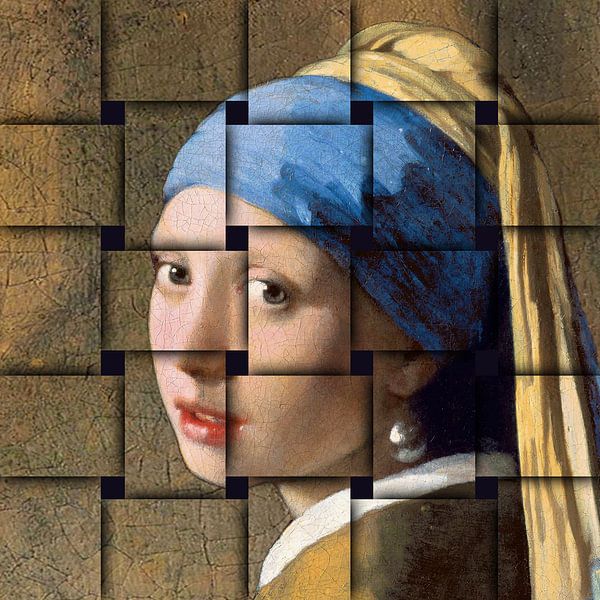 la fille à la perle - Johannes Vermeer par Lia Morcus