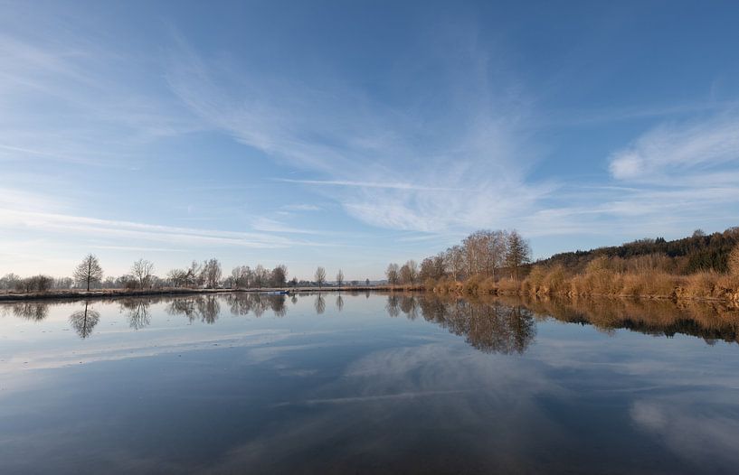 Clouds are reflected in the water by Ulrike Leone