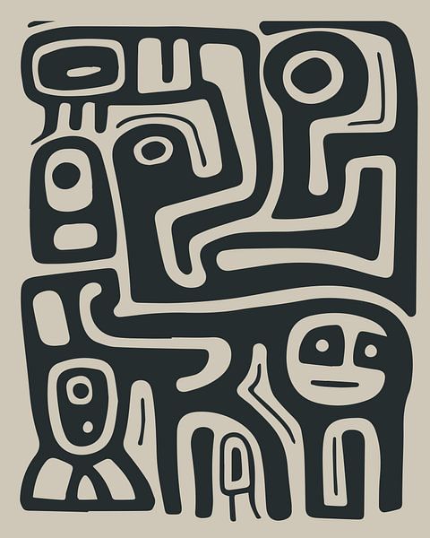 Expressive abstract forms by Color Square