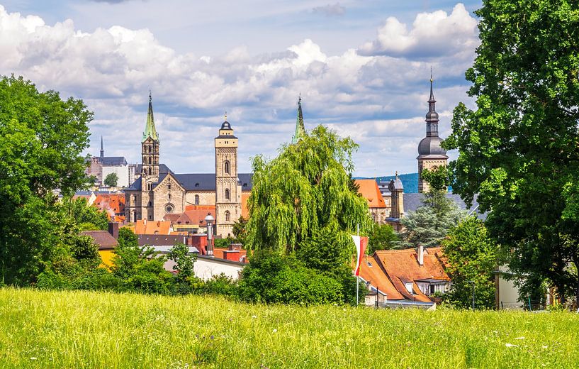 Blick über die historische Altstadt von Bamberg von ManfredFotos