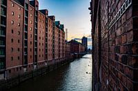 Spiecherstadt Blick von einer Brücke aus