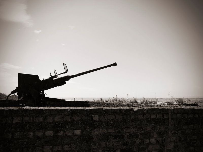 Atlantikwall 4 cm Flak 28 “Bofors”  by Wilfred Roelofs