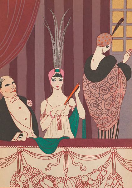George Barbier – La Loge (1914) von Peter Balan