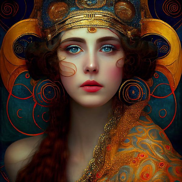 Bold &amp; Art Deco Frau von Bianca ter Riet