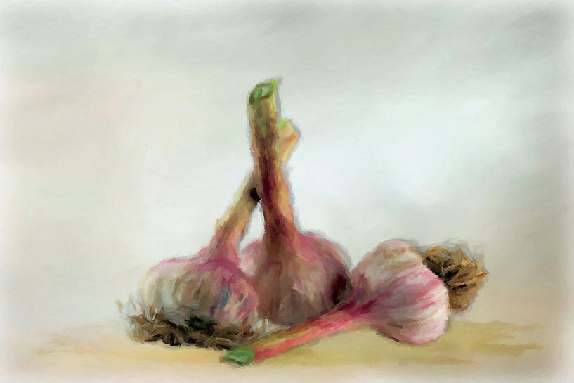 Knoblauch abstrakt von Marion Tenbergen