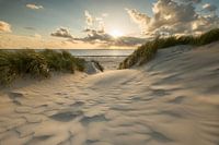 Strand Sonnenuntergang Ameland
