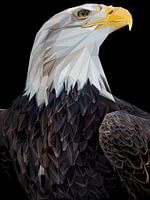 Abstracte Adelaar Vogel Laagpolig