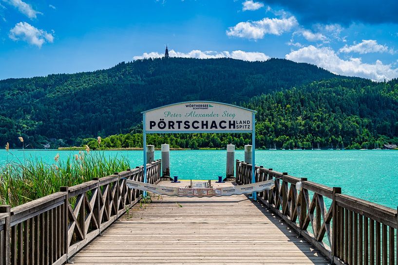 Ein Blick über den Wörthersee von Andreas Völkel