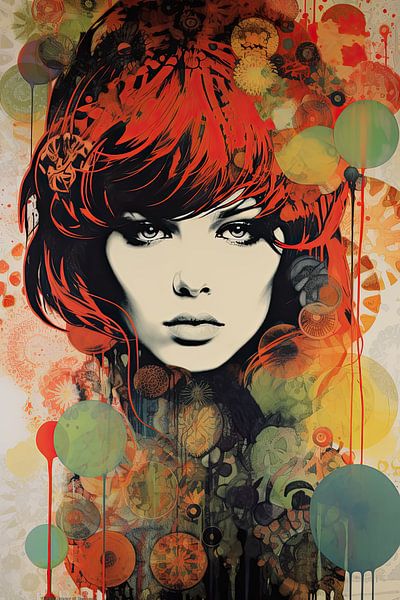 Woman in colour by Bert Nijholt