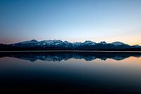 Alpenpanorama am Hopfensee in Füssen