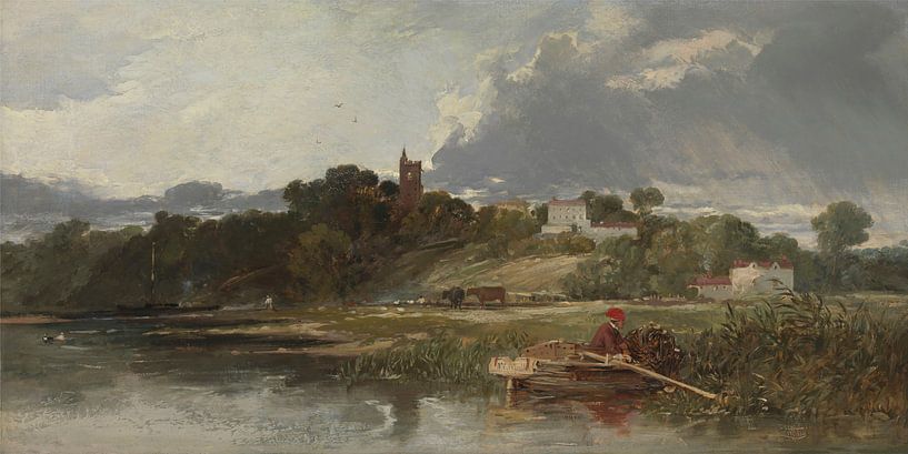 William James Muller-Gillingham sur le Medway par finemasterpiece