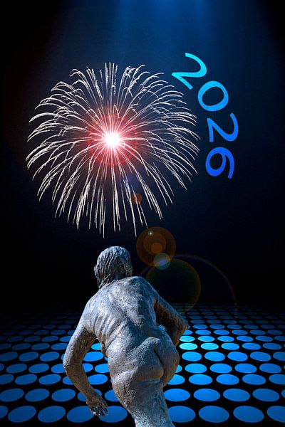 Konzept 2026 : Frohes neues Jahr 2026 von Photoart-Naegele