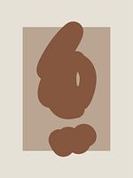 Bold - abstracte vormen in aardse tinten