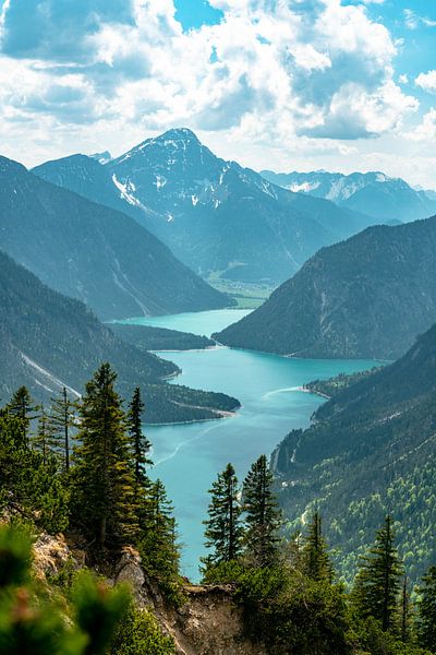 Wunderschöner Bergblick auf den Plansee und Thaneller von Leo Schindzielorz
