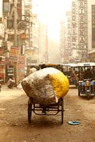 In de straten van New Delhi