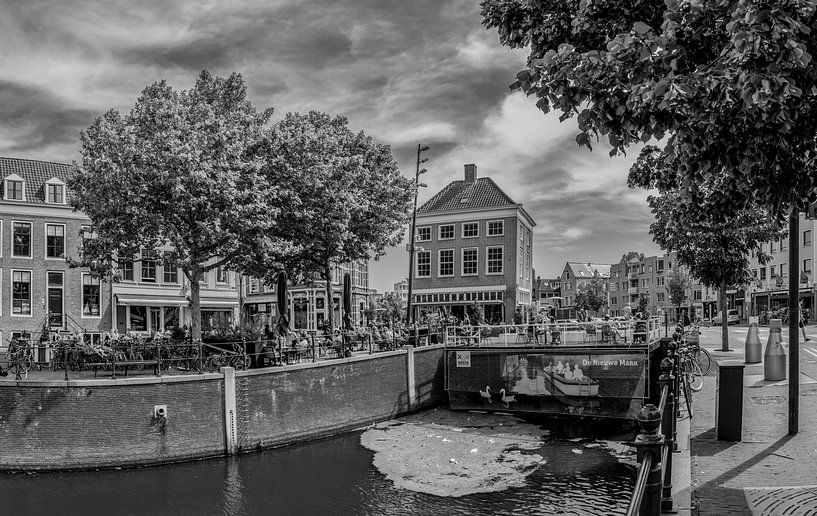 Breda - Hafen - Schwarz und weiß von I Love Breda