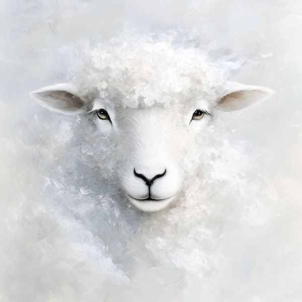 Schaf-Portrait von Jacky