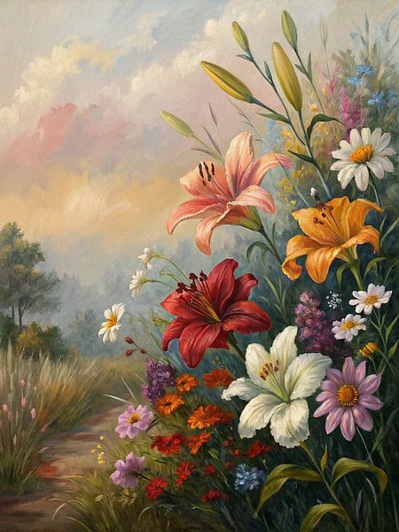 Golden Hour Path by Artistic